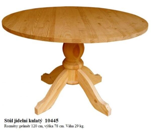 Jídelní stůl kulatý 10445